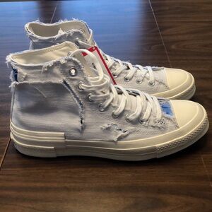 CONVERSE ALL STAR SIZE 9 WHITE/EGRET/BLUE